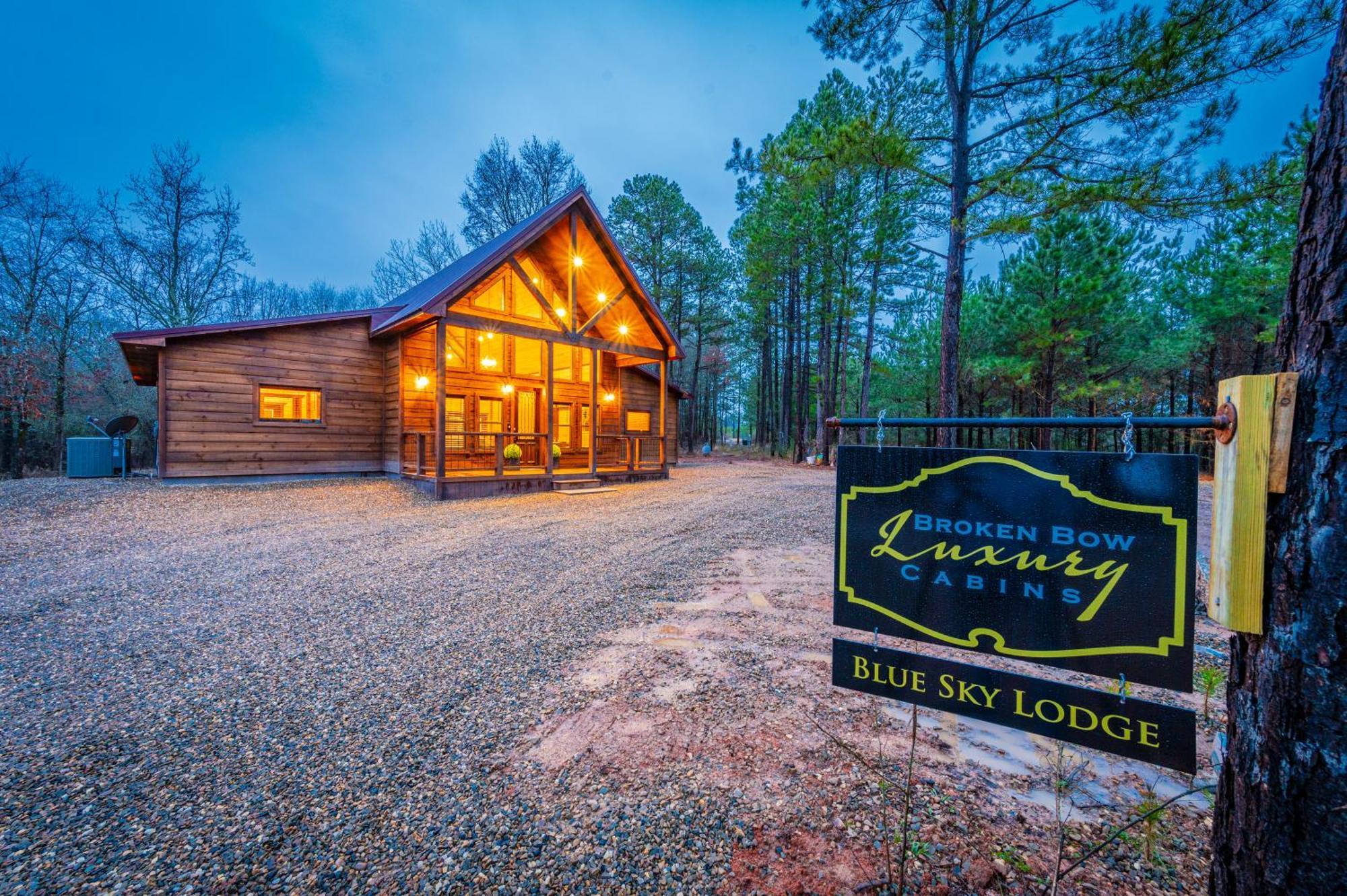 The Luxurious Blue Sky Lodge Is Epic! Broken Bow Dış mekan fotoğraf